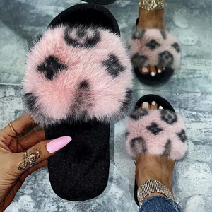 Pink Fur Slides