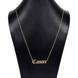 Gold Plated Zodiac Sign Necklace